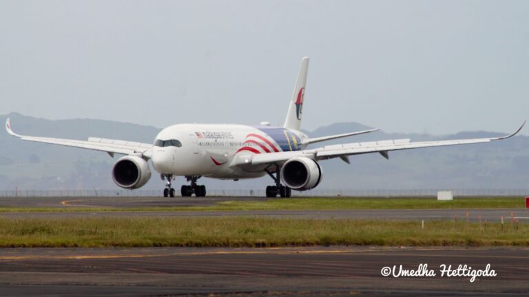 マレーシア航空 A350の機体（Wikimedia Commons）