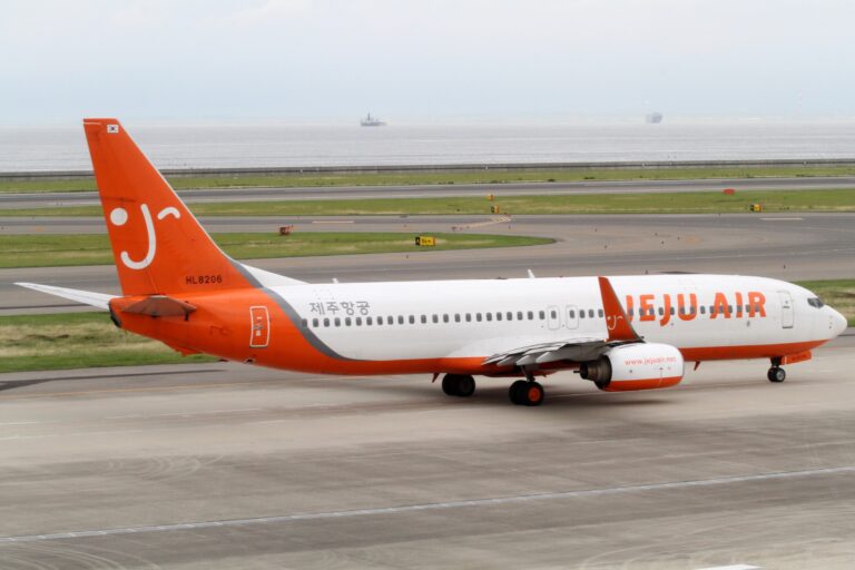 チェジュ航空のボーイング737-800型機